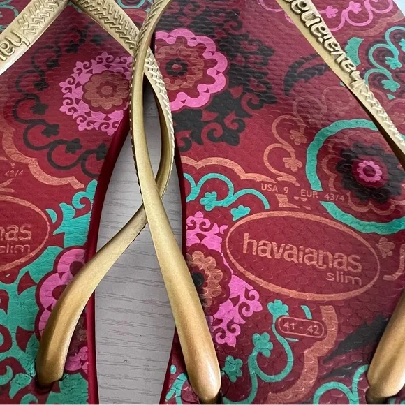 Havaianas | Printed Slim Flip Flops - Picture 5 of 6